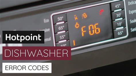 hotpoint smart tech fault codes.